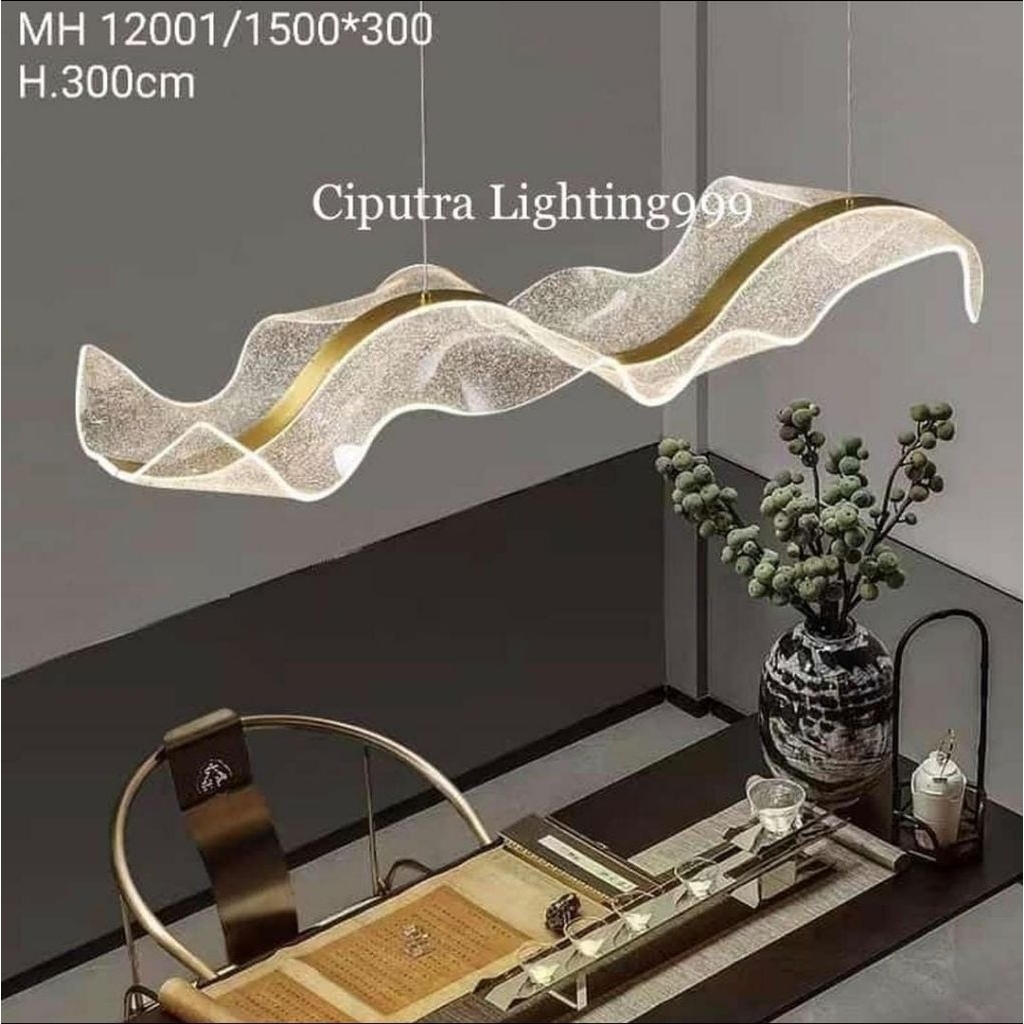 Lampu Gantung Hias Minimalis Modern Meja Makan Meja Island Panjang 150 Cm Elegan