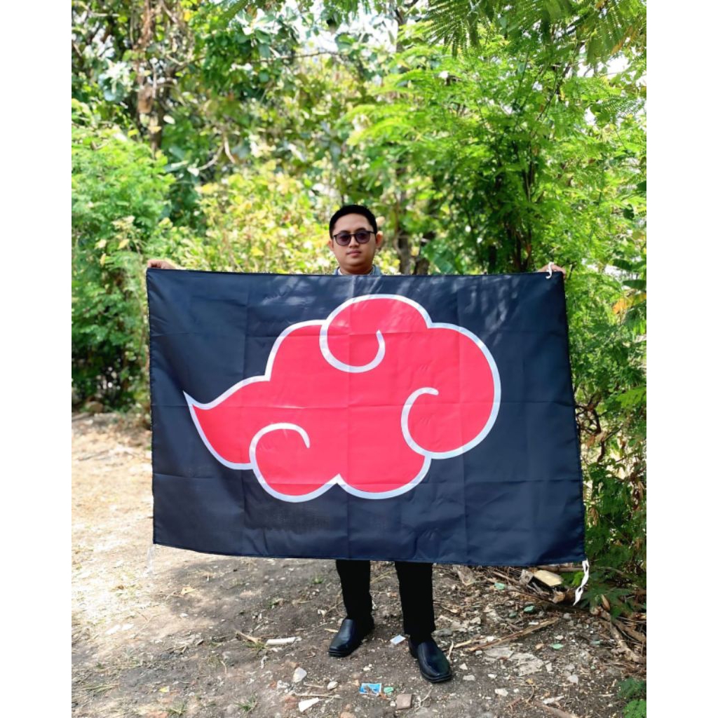 Bendera Akatsuki Dan One Piece Gratis Stiker