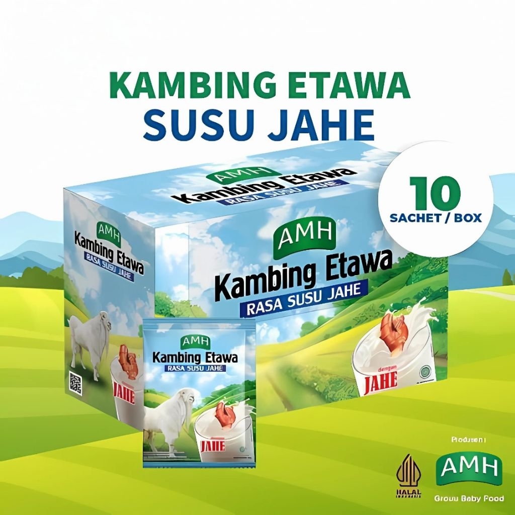 

AMH Kambing Etawa Susu Jahe 10 Sachet