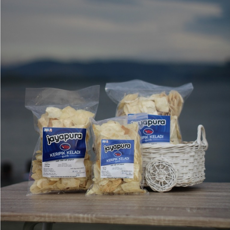 

Keripik Keladi Jayapura Gurih 500 gr