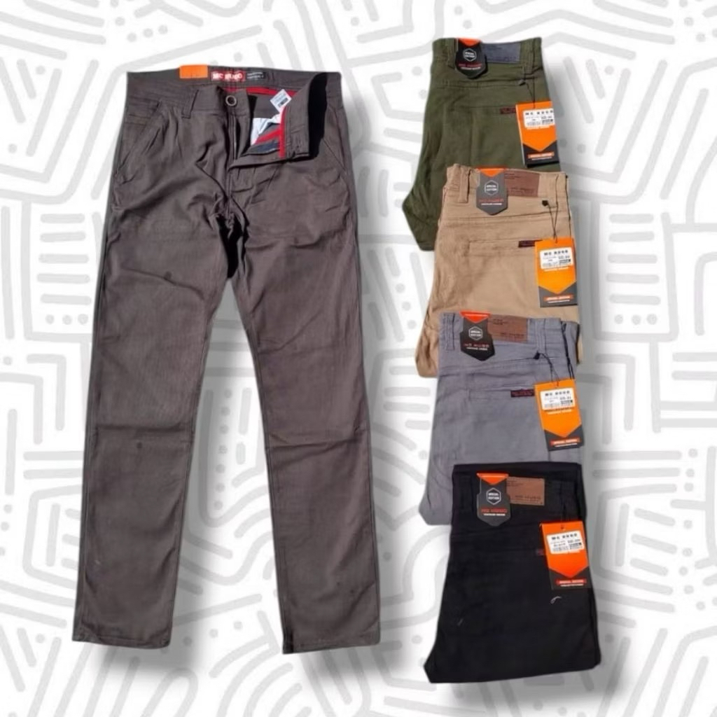 Celana Chinos MC HUGO Panjang Pria/Dewasa Original