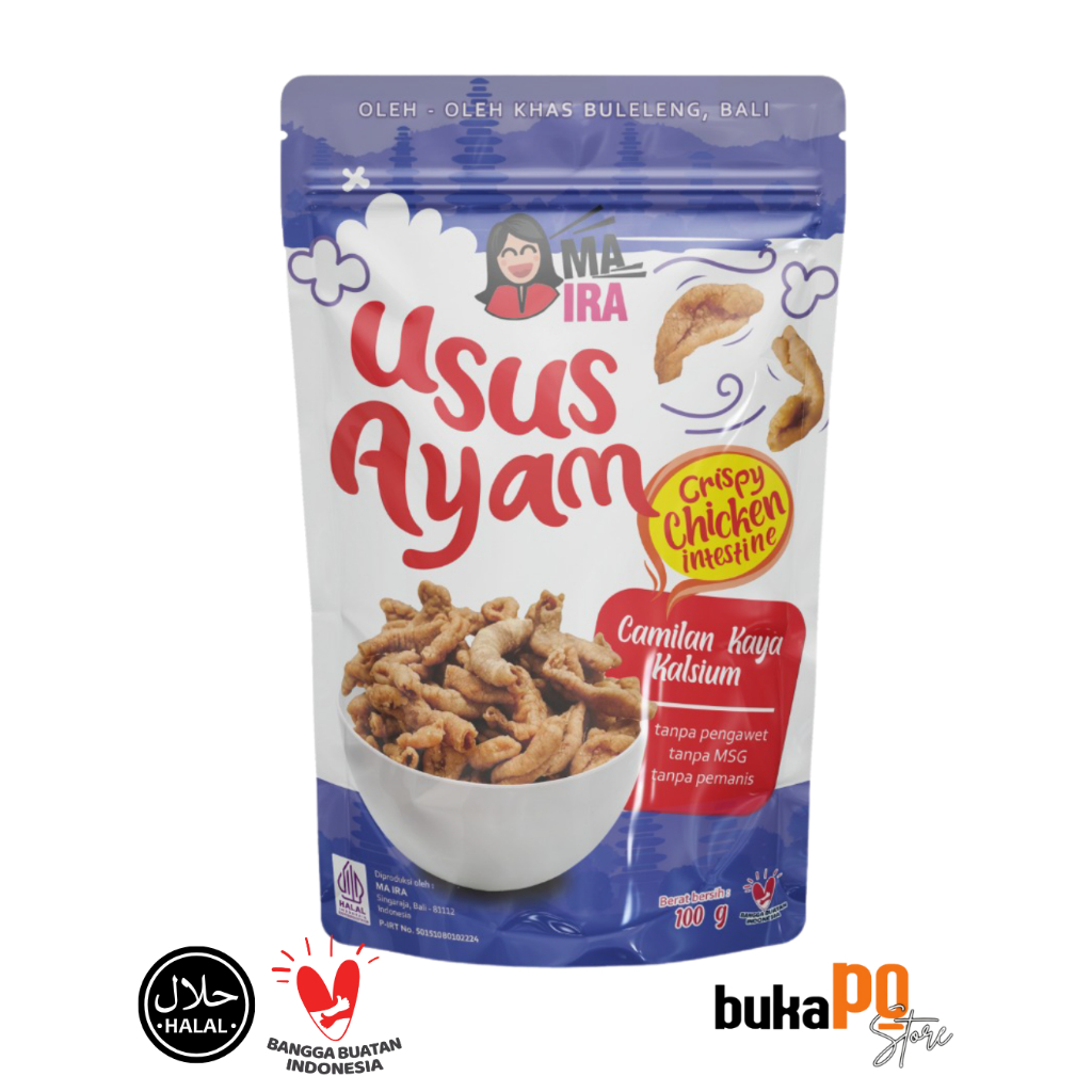 

USUS AYAM (MA-IRA) Oleh-oleh khas Buleleng Bali Untuk Cemilan dan Tambahan Lauk