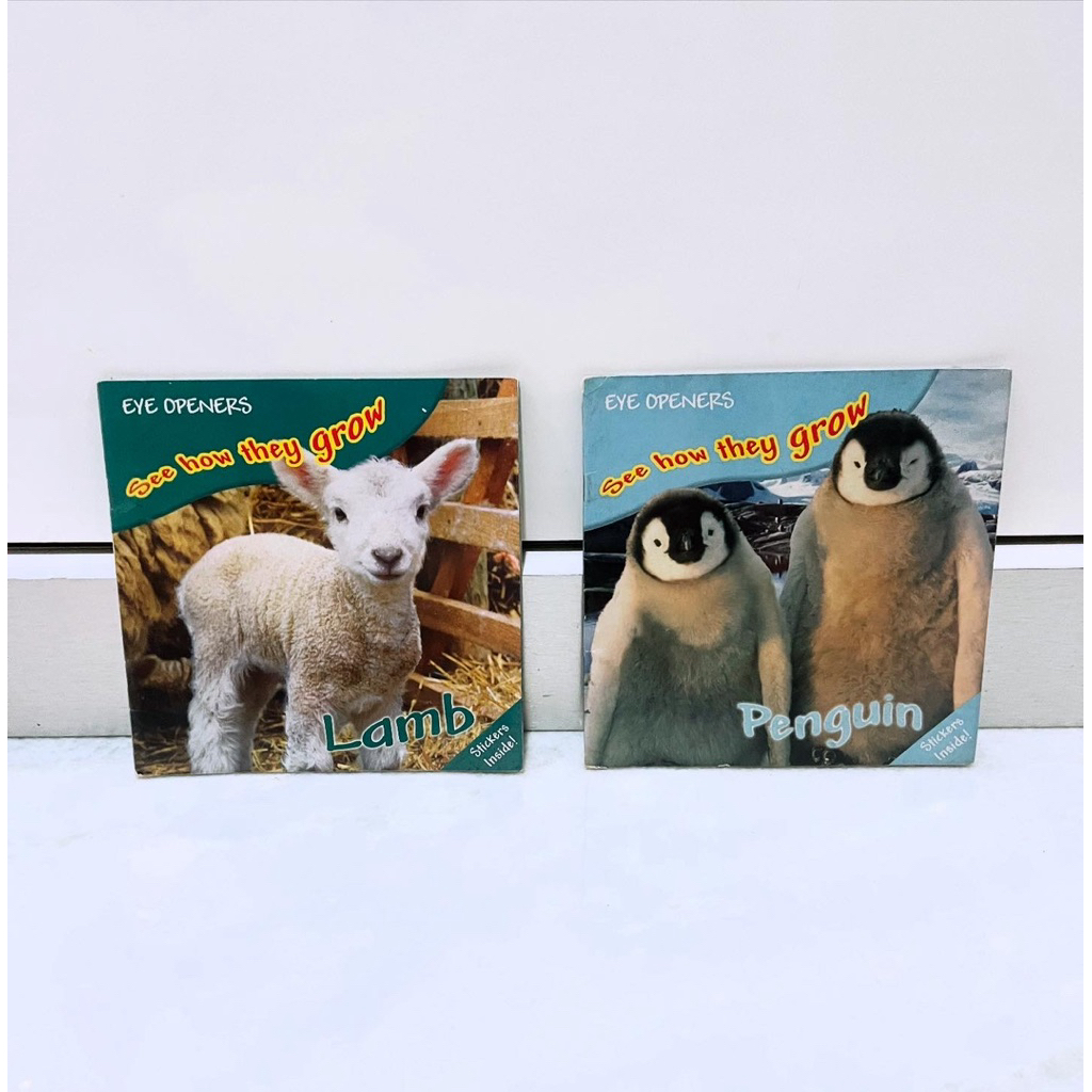 Eye Openers See how they grow Penguin lamb Childrens book Buku bacaan anak Inggris penguin lamb bina