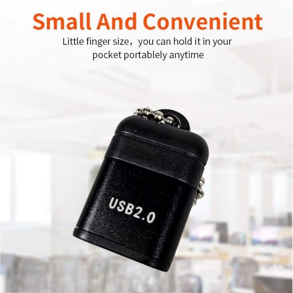Flashdisk Card Reader USB 2.0 OTG MicroSD Play Pembaca Kartu
