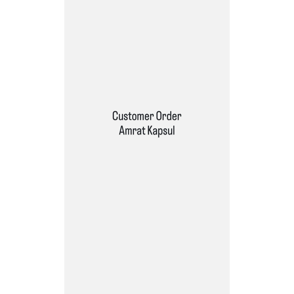 amrat kapsul ori100%