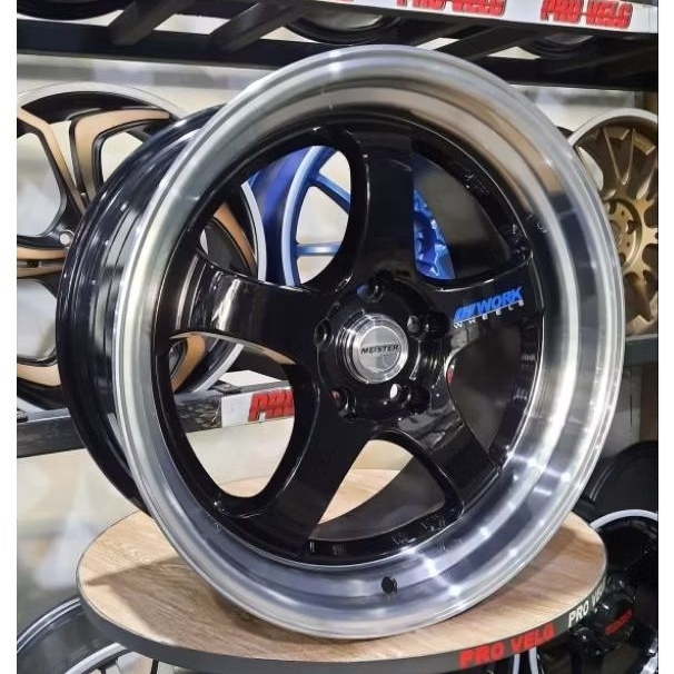 Velg Mobil Ring 18 Celong/Belang PCD 5×114.3 Rep. Work Meister Racing Wheel Brave 5070
