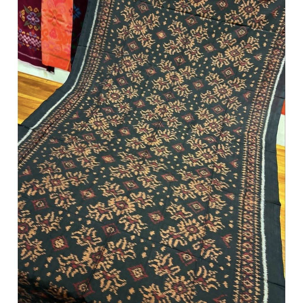 [Ready Stok] Kain Tenun Endek Alam - Kain Tenun Endek Csm Bali - Kain Tenun Doble Ikat