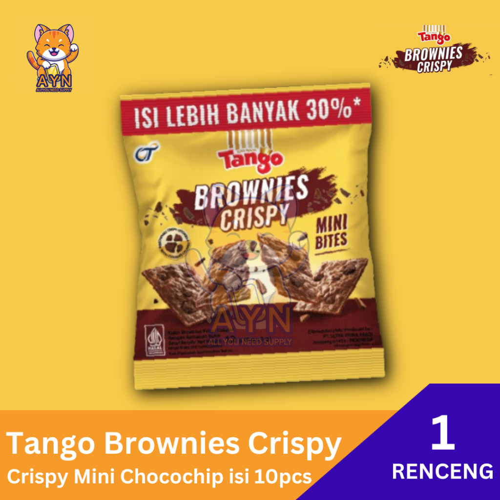 

Tango Brownies Crispy 12 gr [ 1 renceng isi 10 pcs ]