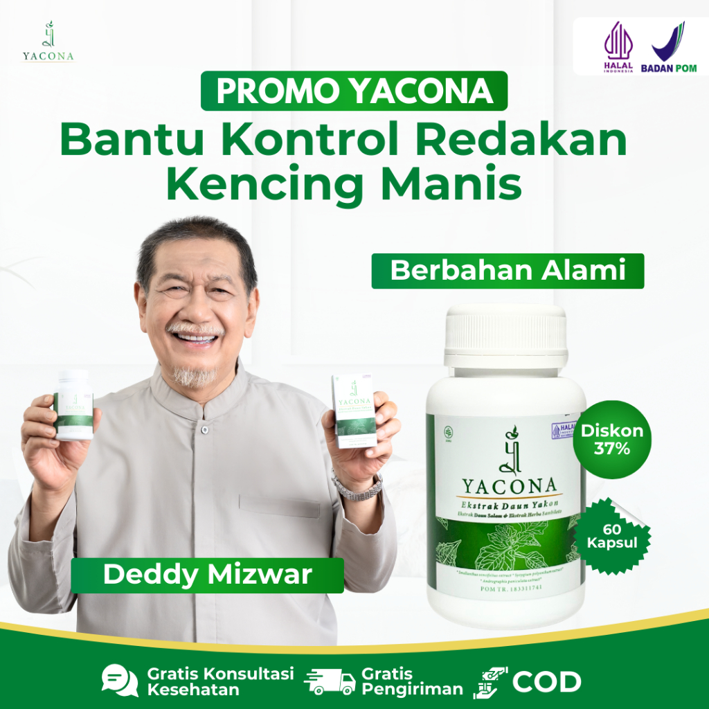 Yacona Herbal Original Dijamin Perbaiki Sel Beta Pankreas