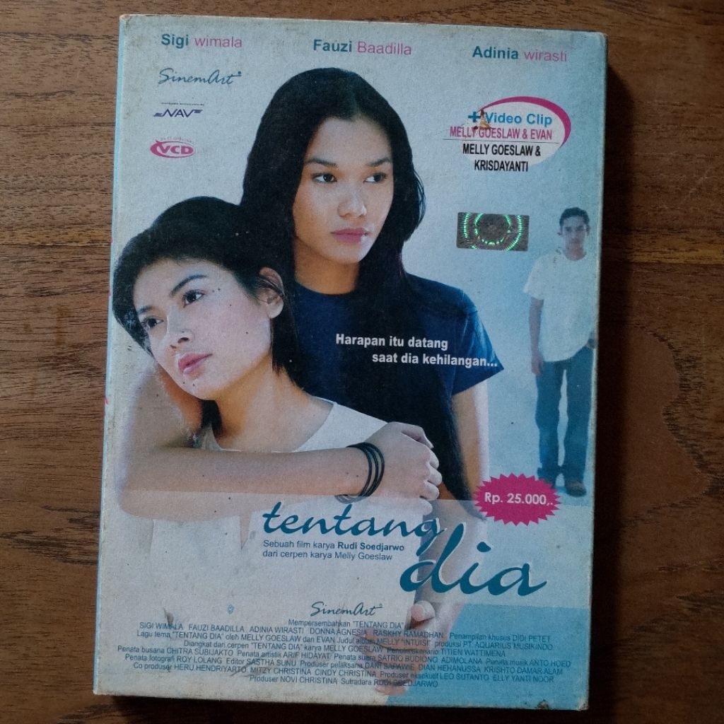 VCD Original Tentang Dia (bonus clip Melly Goeslaw & Krisdayanti)