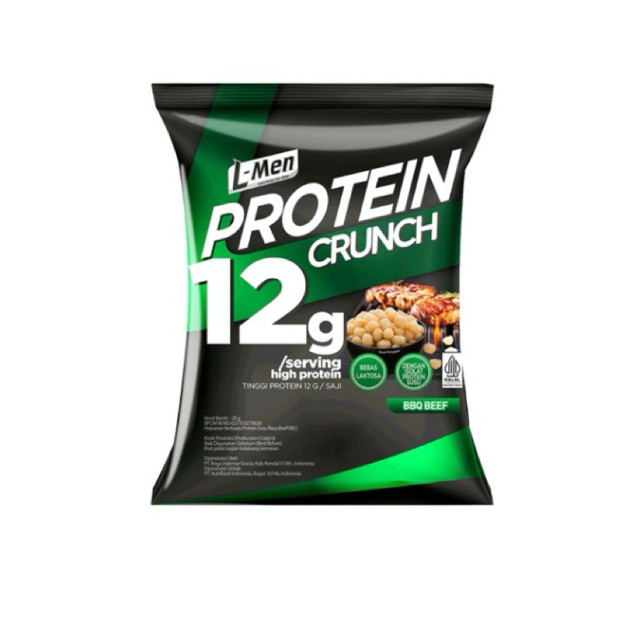 

L-Men Protein Crunch Rasa Daging Baerbeque 20g