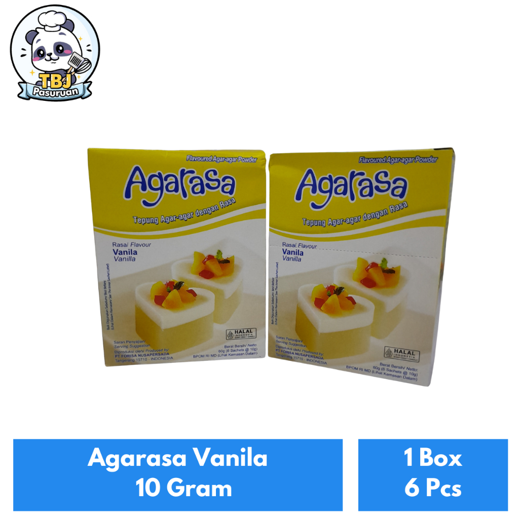 

Agarasa Vanila 10 Gram Kemasan 1 Box Isi 6 Pcs
