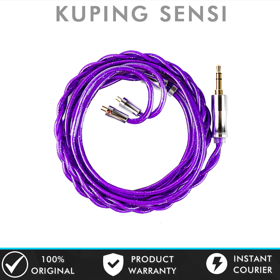 KBEAR Zi Xiao Alloy Copper + Silver Plated Copper Kabel Earphone IEM Upgrade Cable ZiXiao