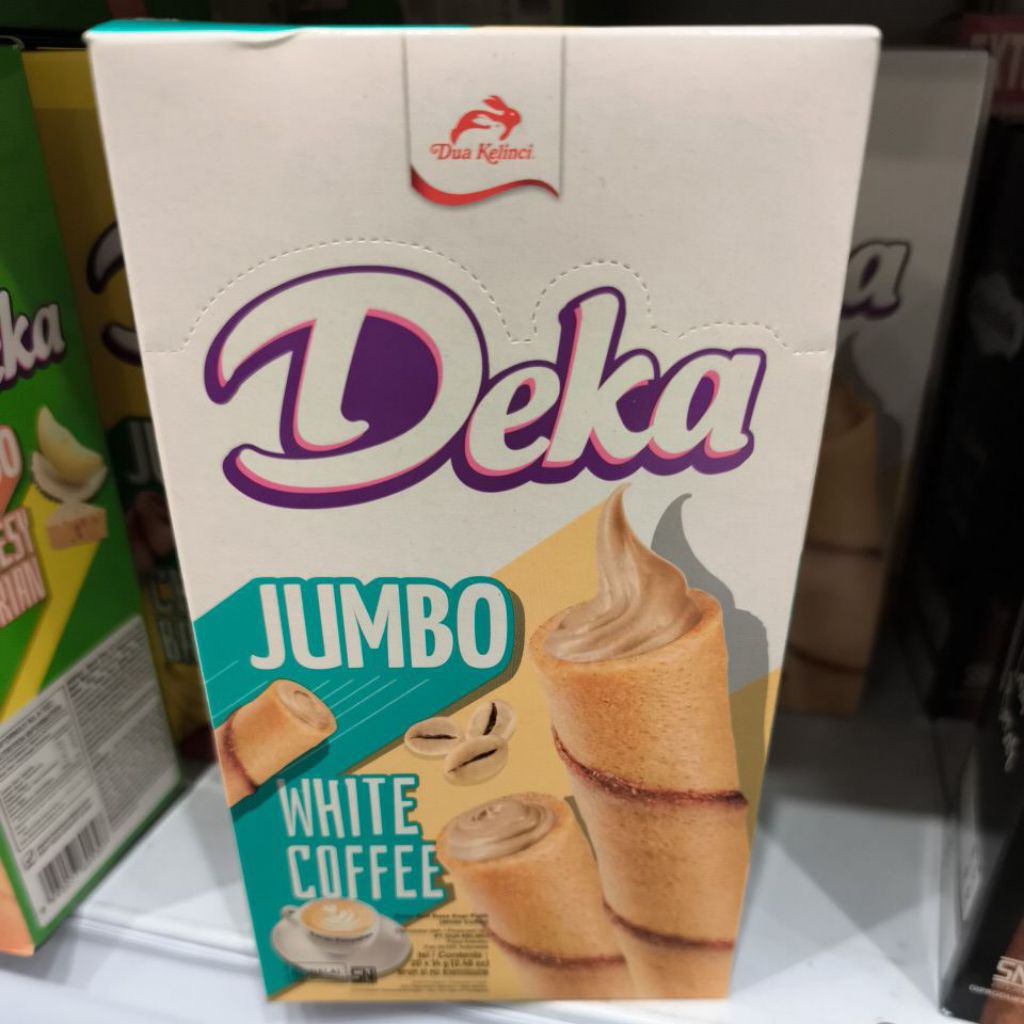 

DEKA jumbo white coffee roll 20x14gr exp juli 2026