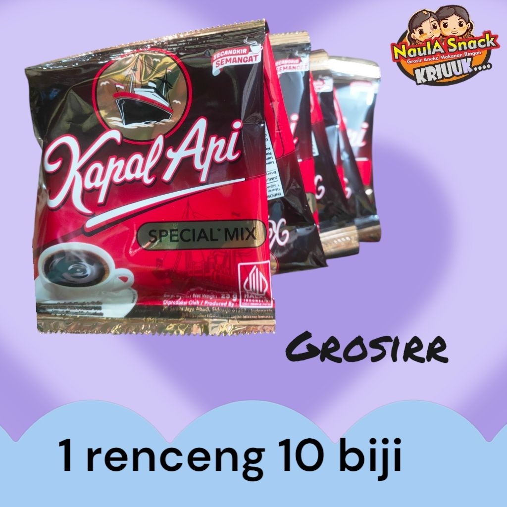 

kapal api mix plus gula