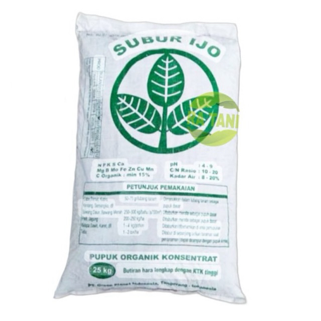 Pupuk Organik Subur Ijo kemasan repack 100gr