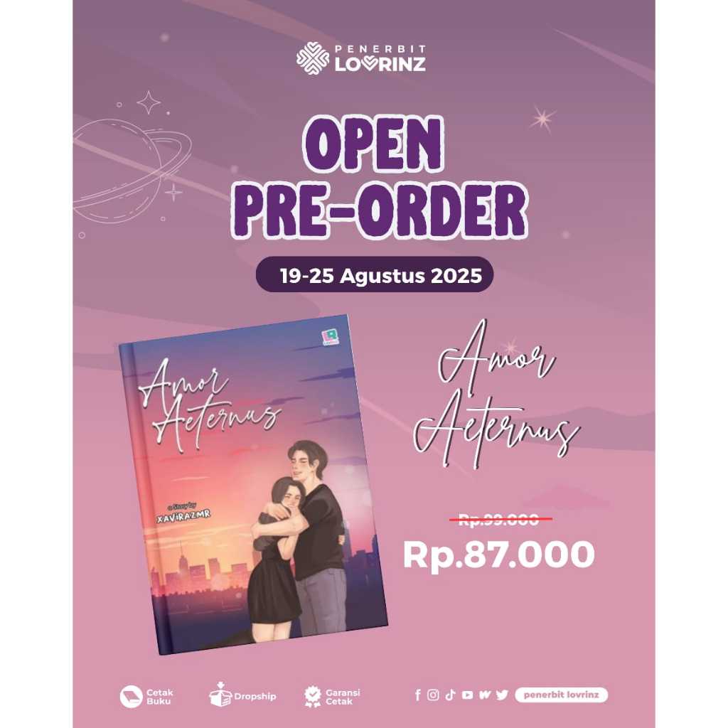 Buku Original "Amor Aeternus" Oleh XAVIRAZMR (Pre Order)