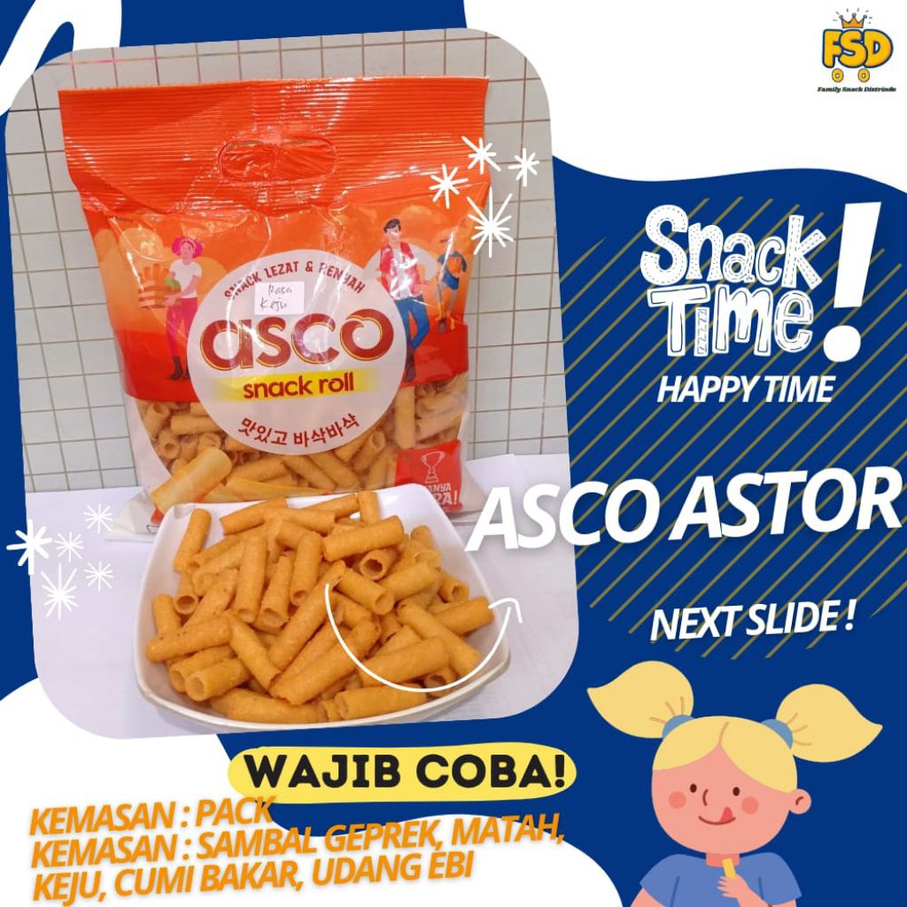 

1 Pack Asco Astor Gurih@200gram