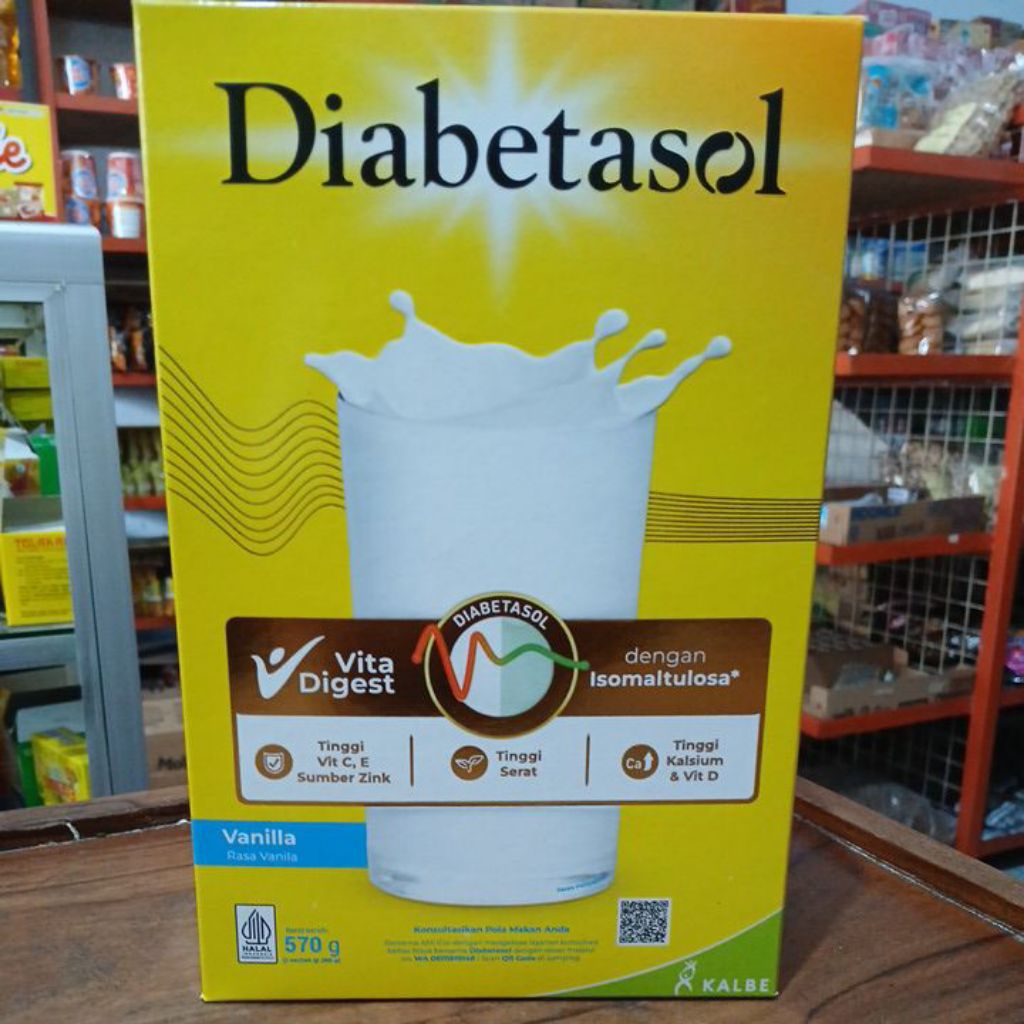 

diabetasol vanilla 570g exp 18-9-26
