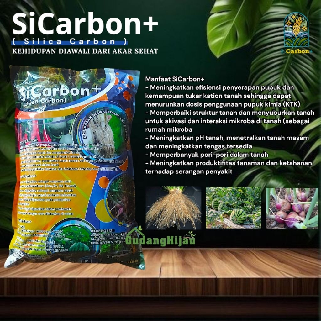 pupuk carbon silika carbon pertanian silica carbon sicarbon 1 kg