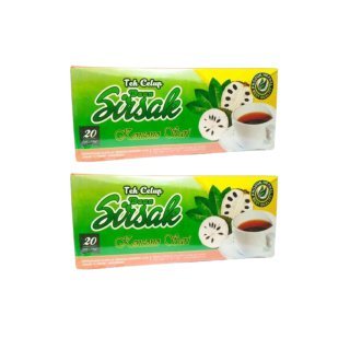 

2 PCS Teh Celup Daun Sirsak Kencono Sari – Herbal Pencernaan & Imunitas