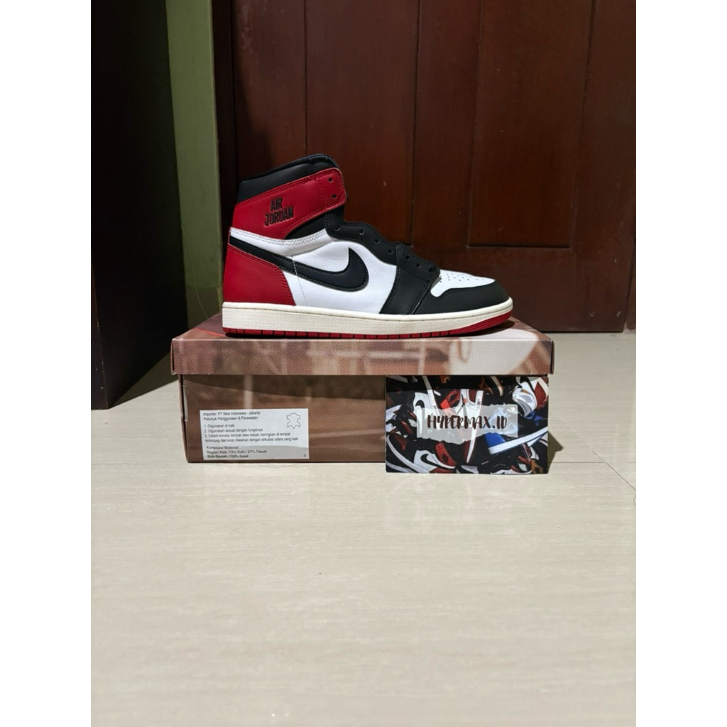 Nike Air jordan 1 high black toe reimagined