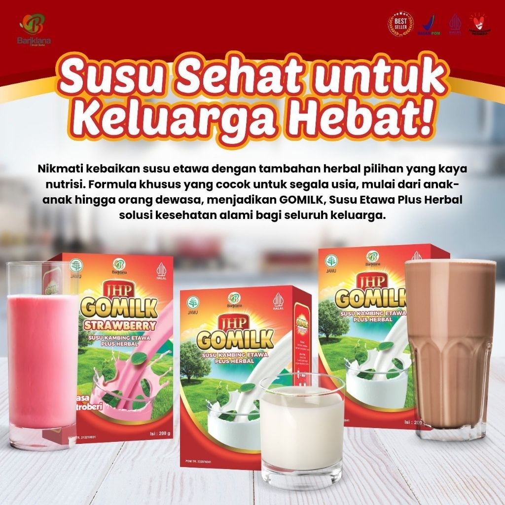 

Gomilk Susu Kambing Etawa