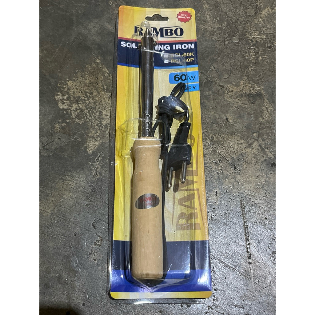 Solder 60 Watt Kayu Rambo