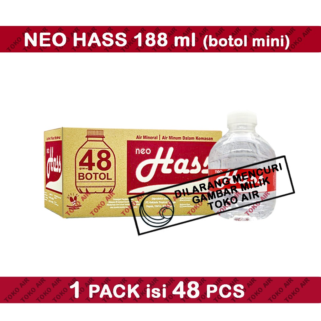 

Neo Hass 188 ml Botol Mini - Air Mineral