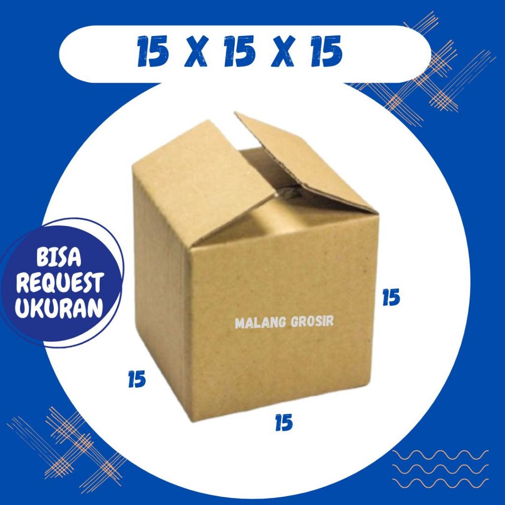 

Box 15x15x15 Kardus A1 Packing Karton Dus Kotak Kemasan Obat Olshop Botol Gelas Jamu Malang grosir