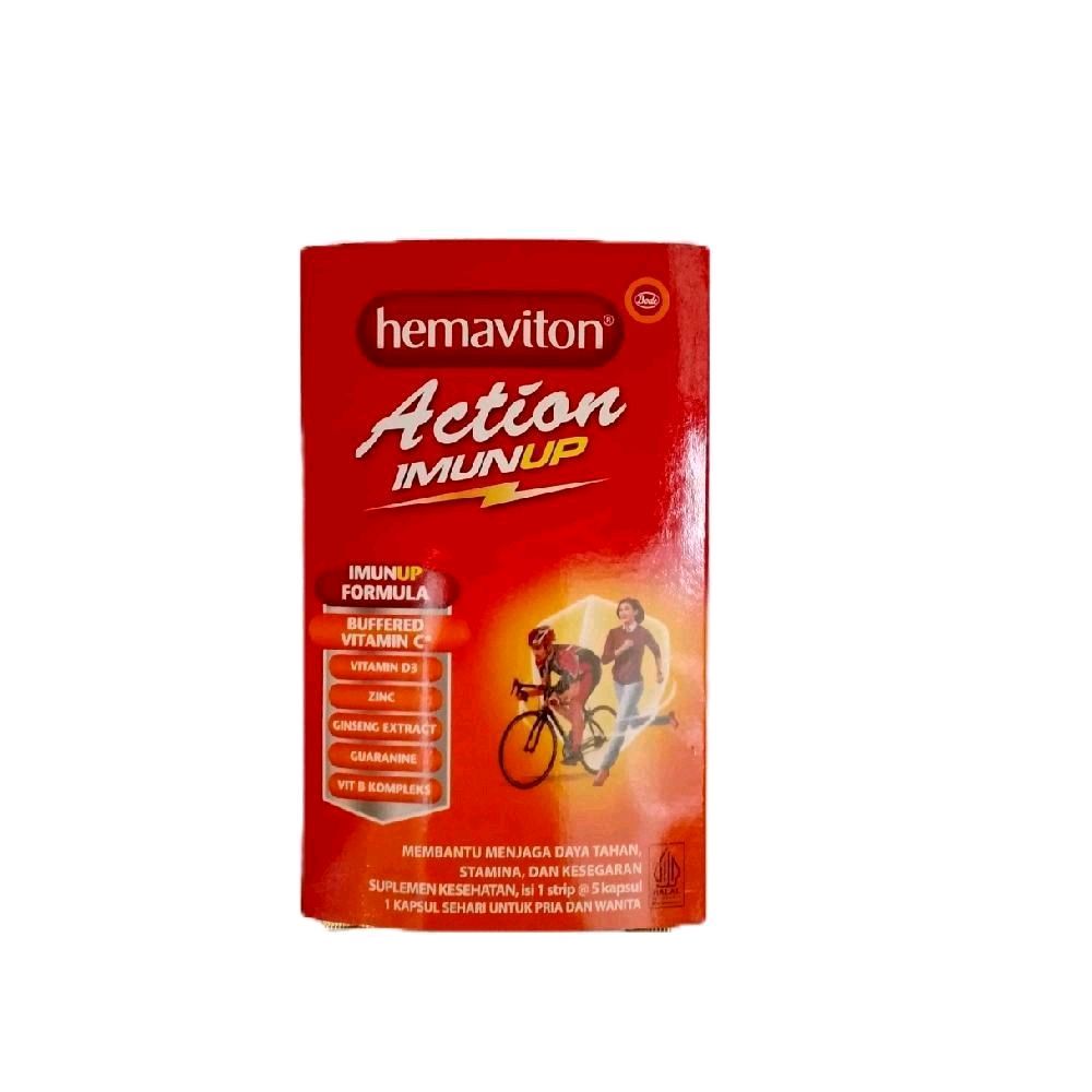 Hemaviton Action Imunup - Suplemen Penambah Stamina, Tenaga, dan Energi