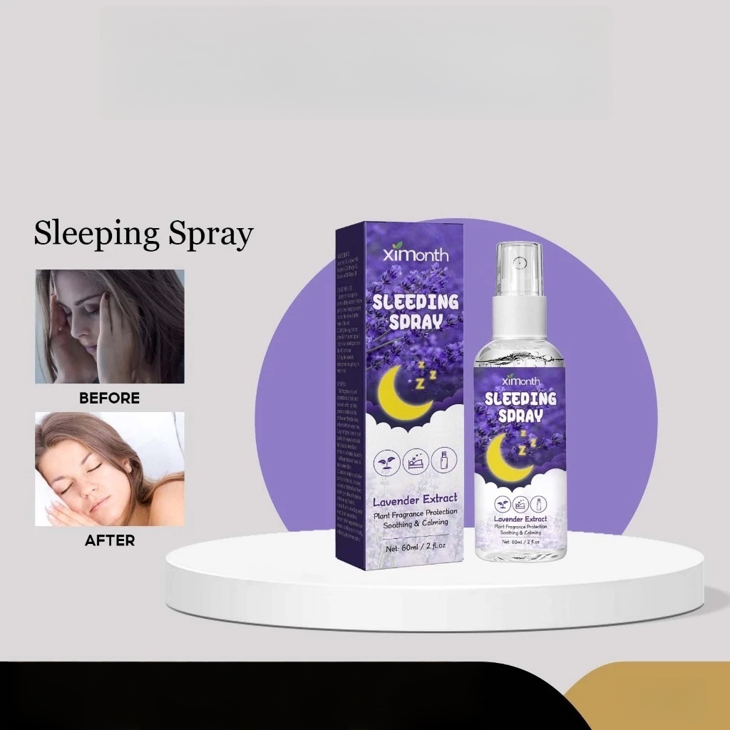 Sleep spray Pillow Spray Lavender Sleep Spray Insomnia Spray Deep Sleep Mengurangi insomnia dan tert