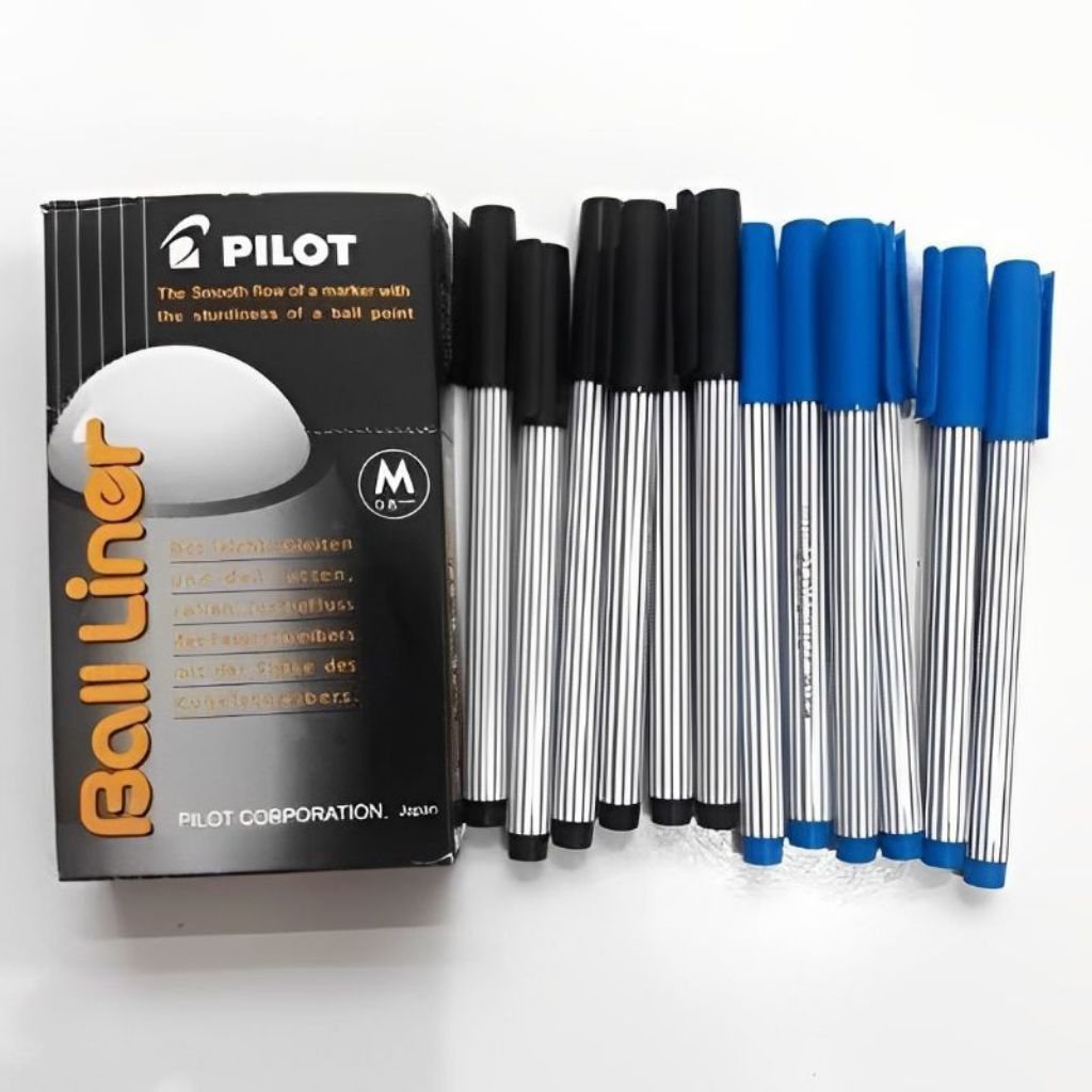 

Pulpen Pilot Ball Liner 0.8mm 1lusin isi 12pcs