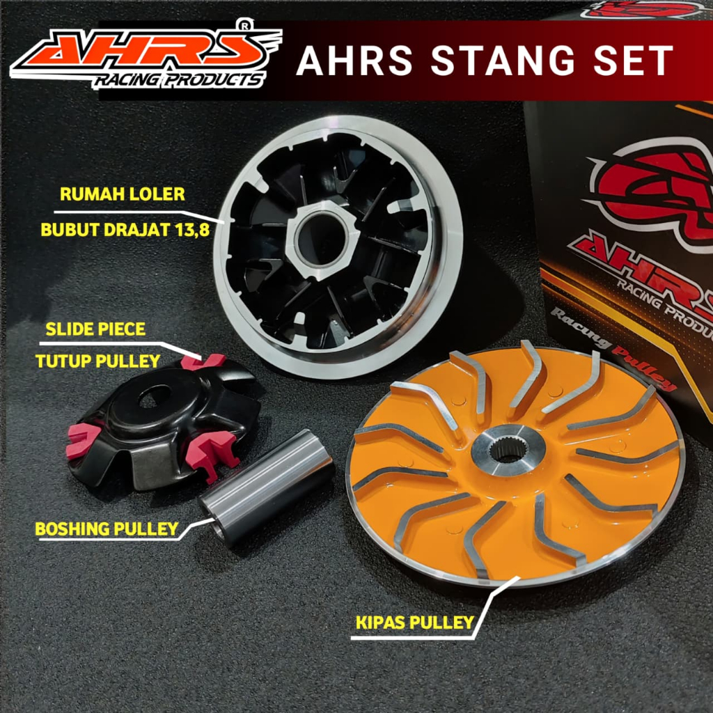 PULLEY RUMAH ROLLER AHRS RACING PNP MIO KARBU FINO SOUL BEAT SCOOPY SPACY PCX150/160  VARIO VARIO160