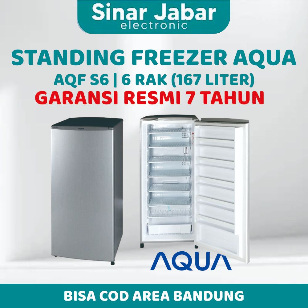 Kulkas Freezer AQUA type AQF-S6 Pembeku Pembuat Es Batu