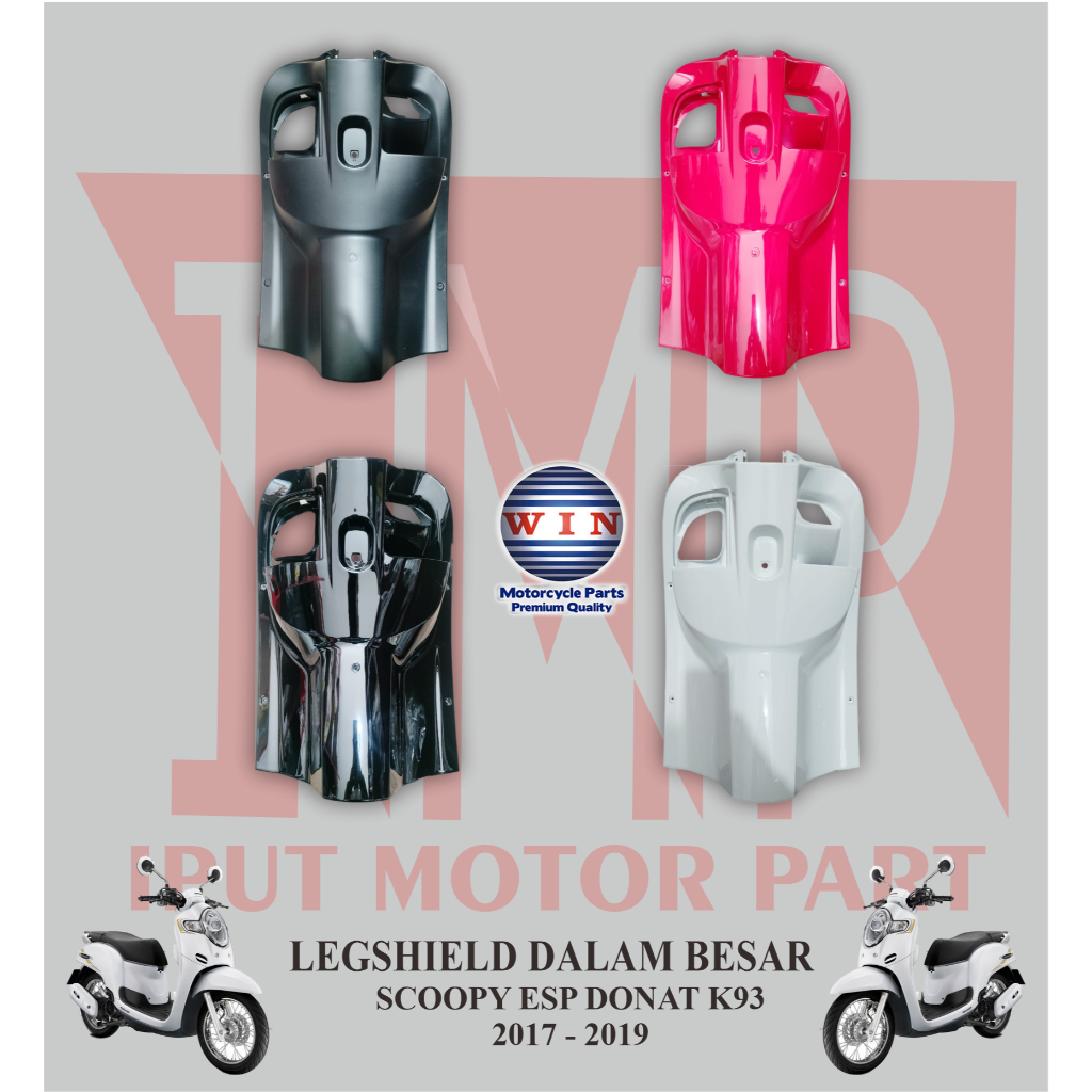 Cover laci besar Legshield dalam besar SCOOPY FI K93 Thn 2017-2019 Original WIN