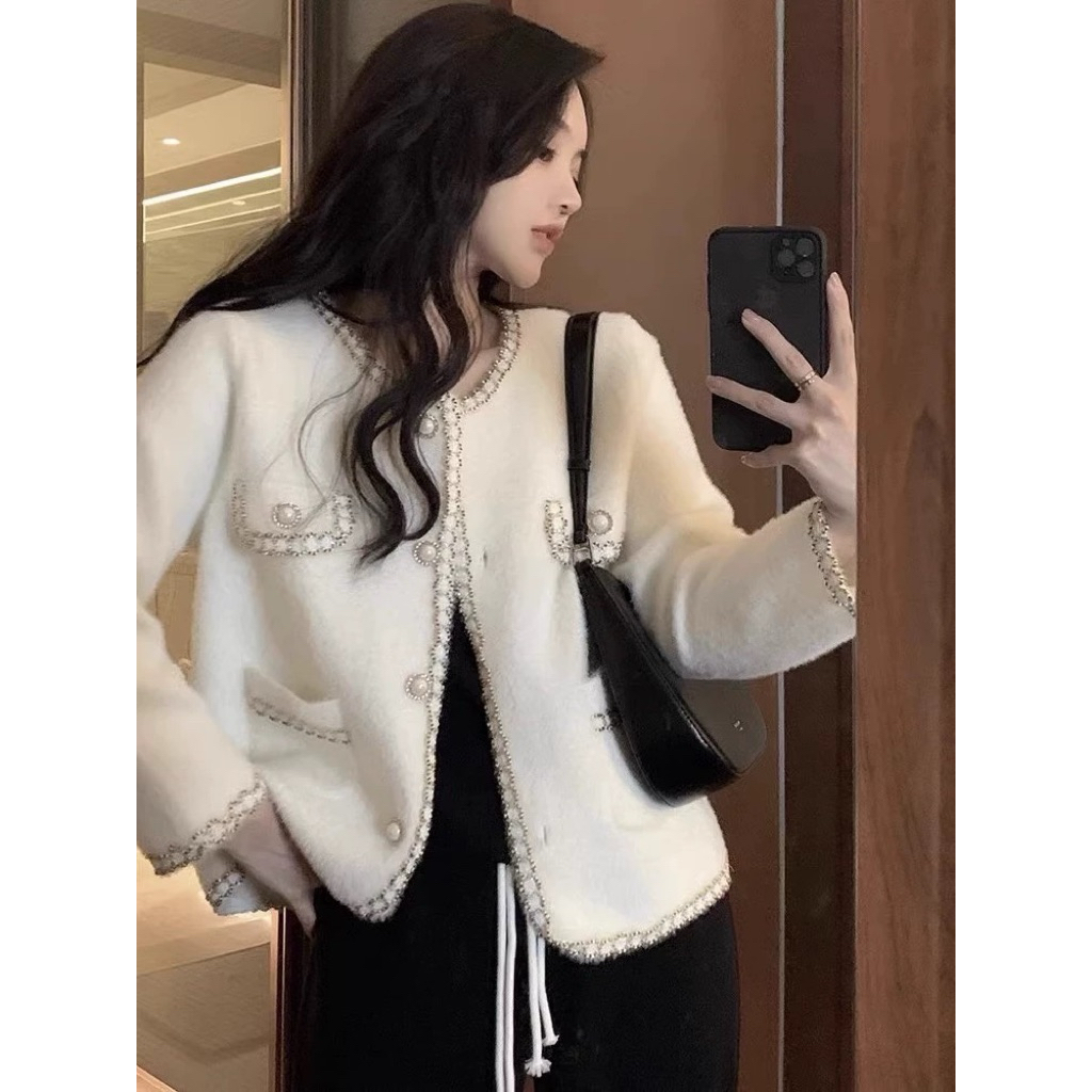 READY LANGSUNG KIRIM - (PREMIUM QUALITY) Riley Coat/Outer, Jamet Bulu, Jaket Wanita Musim Dingin, Ou