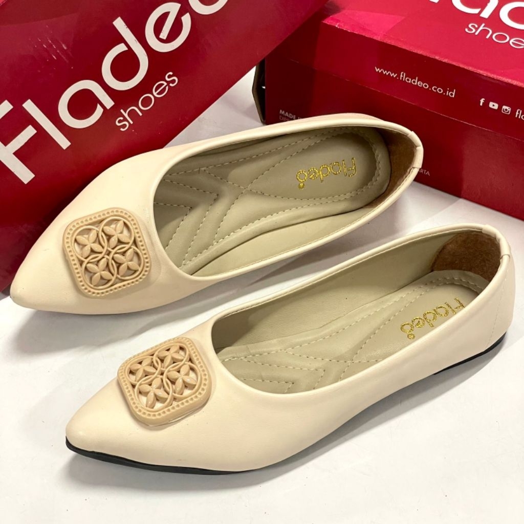 Flatshoes Wanita Terbaru Fladeo Q03 Grade ORI Berkualitas