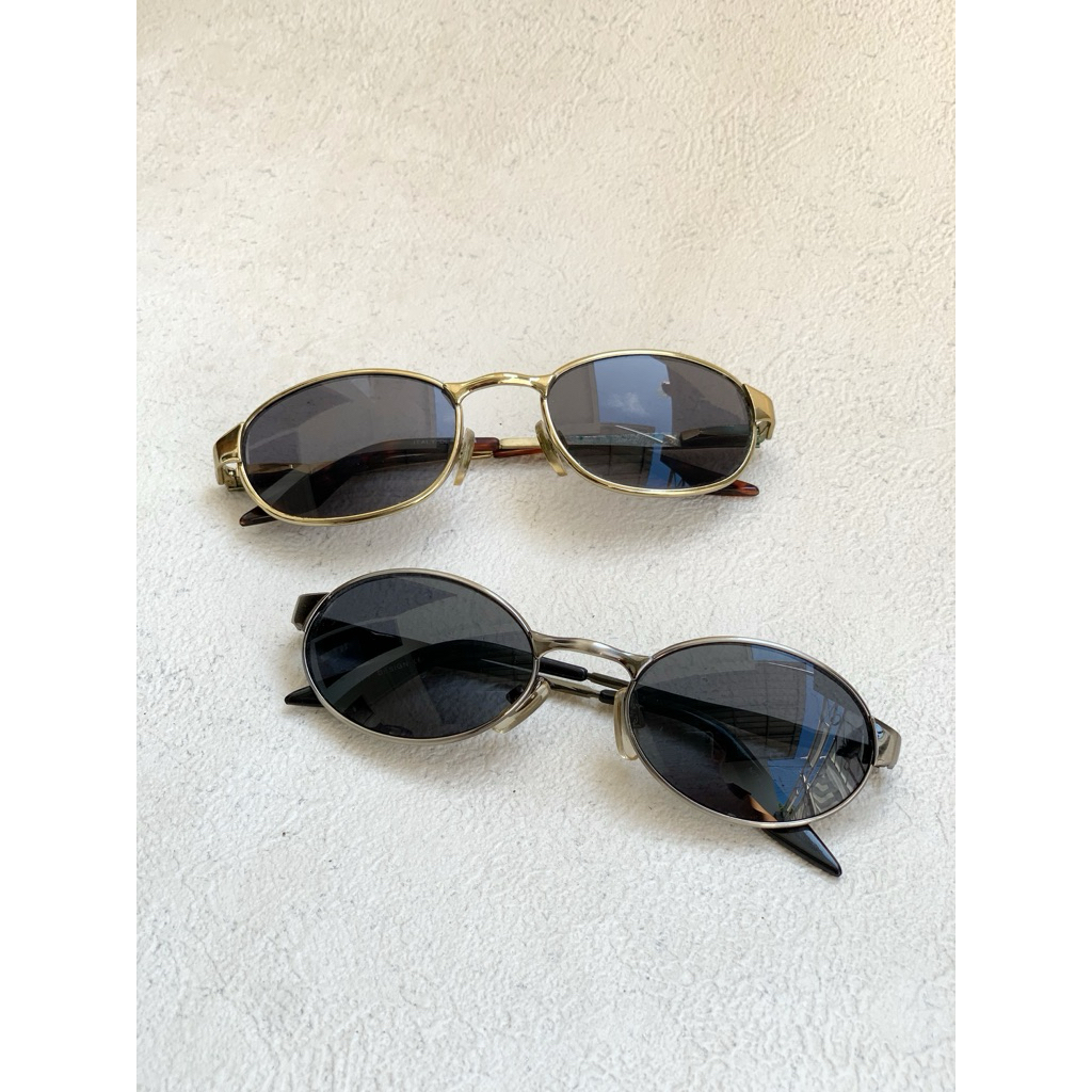 (NOS) Nitro Neometal Kacamata Hitam Silver Gild Vintage Retro Sunglasses by Lapaktua Nostalgazedu