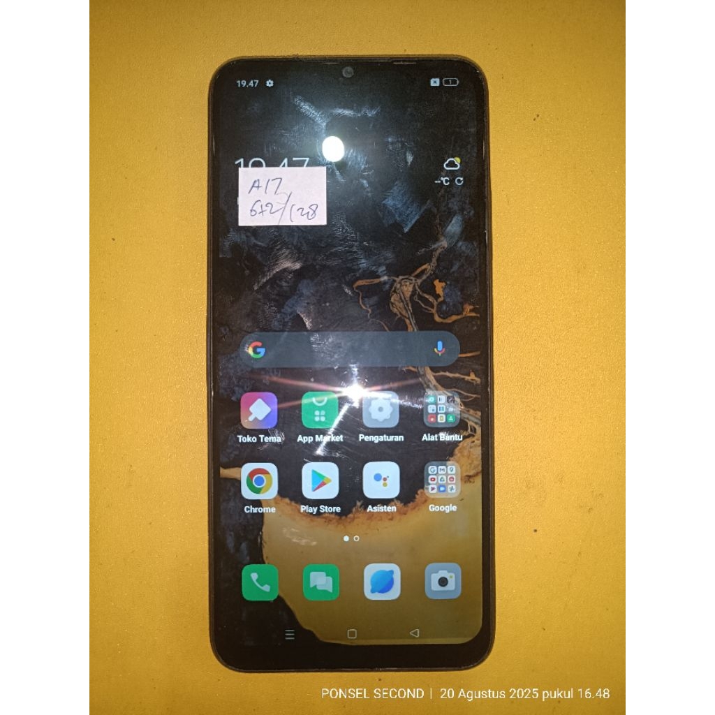 OPPO A17 RAM 6/128 SECOND