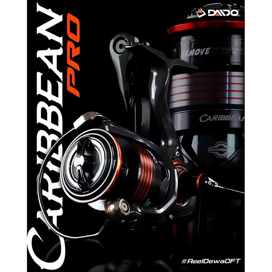 Reel Spinning Daido Caribbean Pro 1000 2000 SW