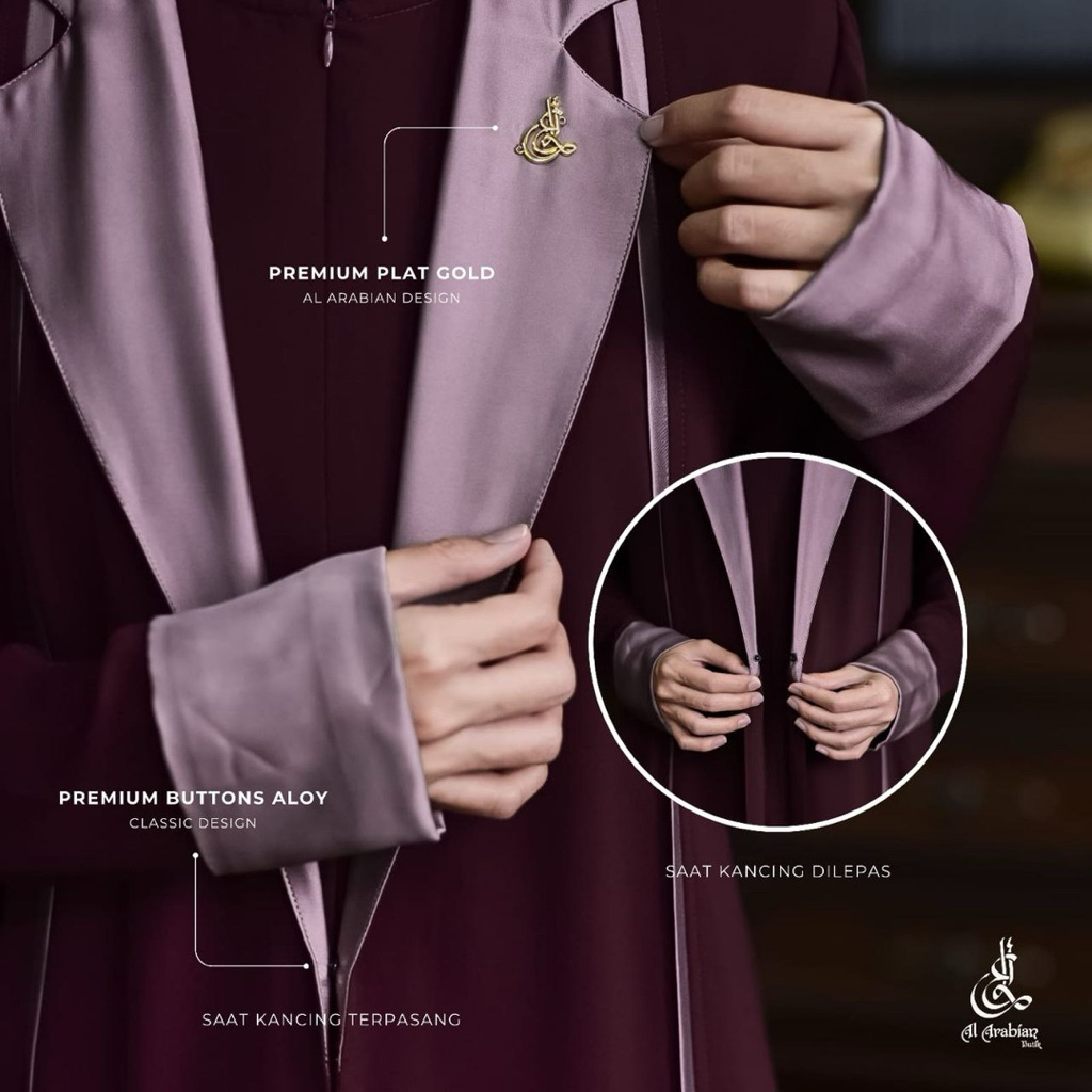 BLAZER ABAYA BY AL ARABIAN BUTIK | Gamis syari | Gamis umroh | Gamis premium