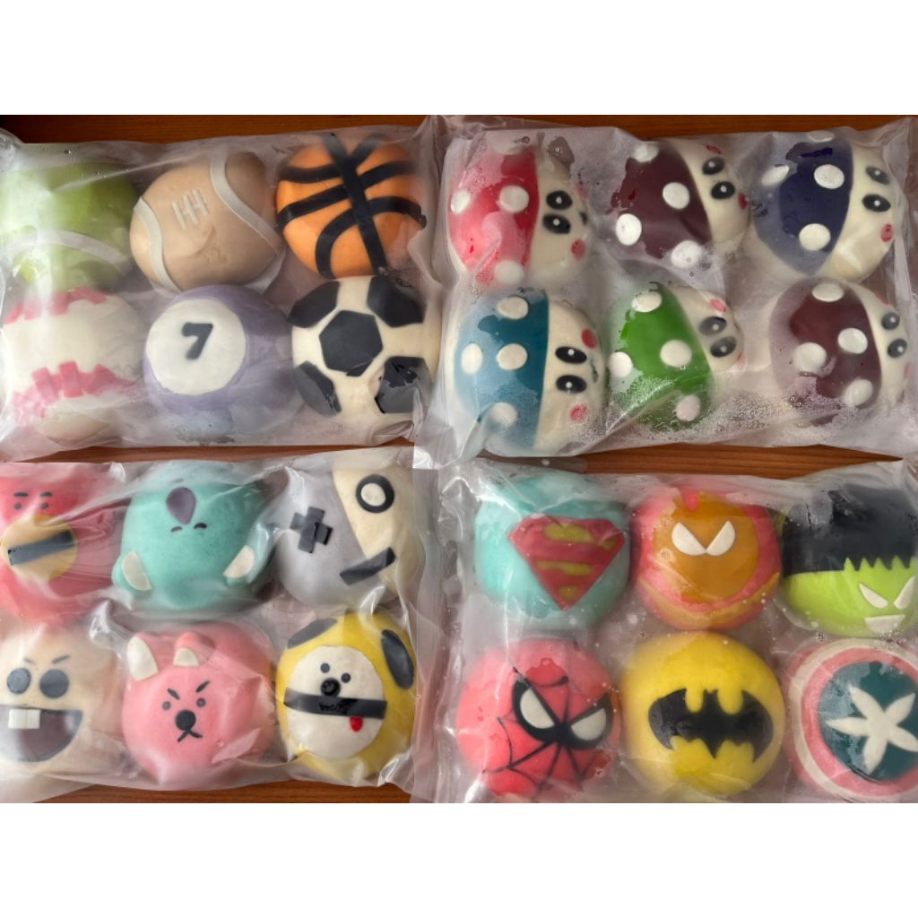 

Bakpao Karakter isi 6pcs