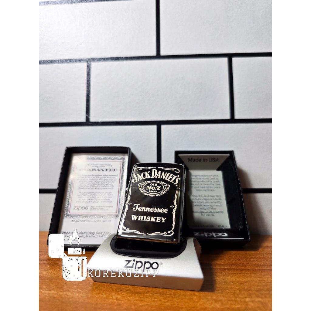 ZIPPO JACK DANIELS BOURBON SERIES TING SOUND WITH SEAL ORANGE