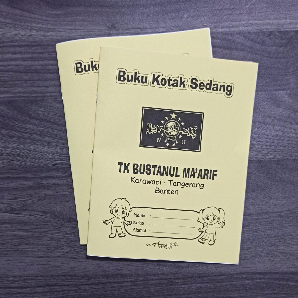 

Buku Kotak Sedang - Cetak Nama Sekolah