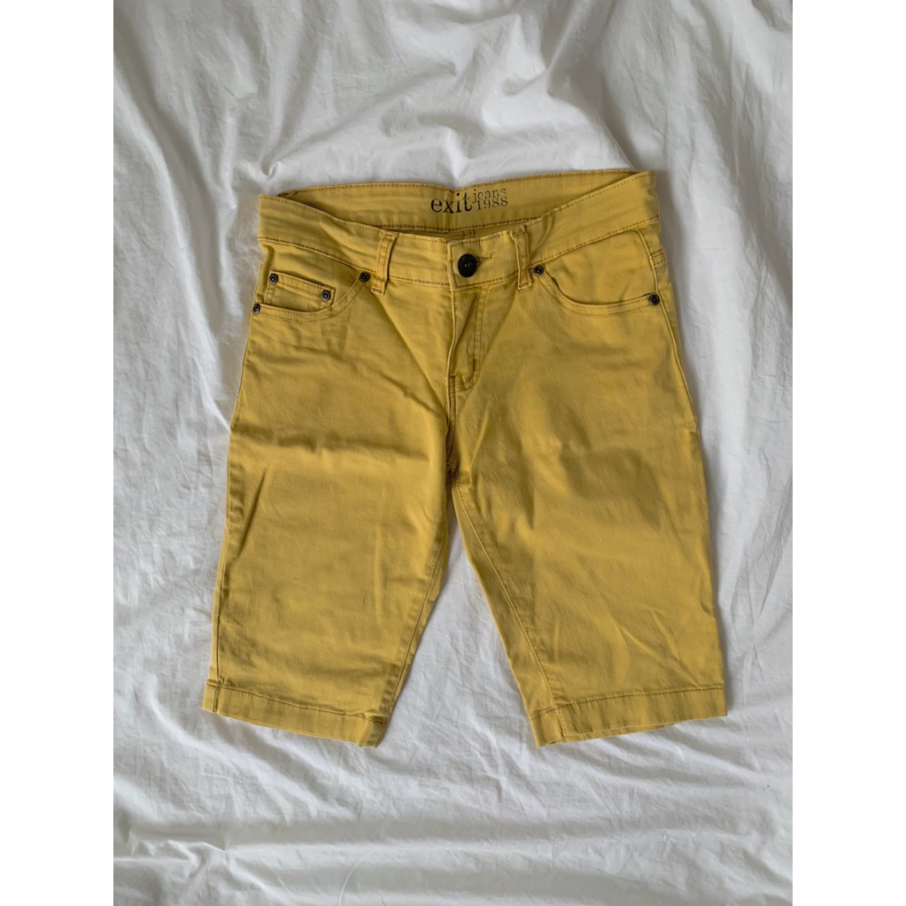 exit jeans kuning