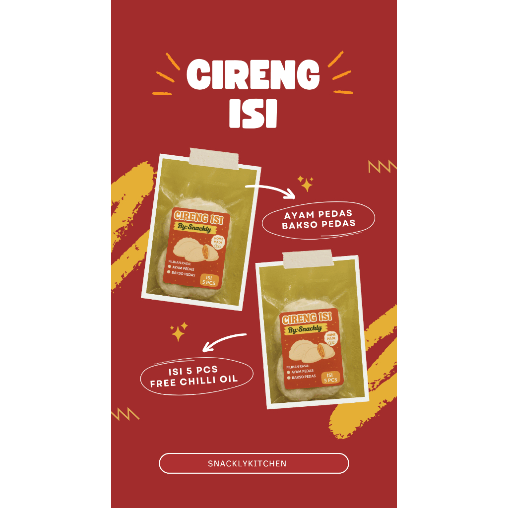 

Cireng Isi Frozen Food – Camilan Frozen Murah dan Praktis Tinggal Goreng
