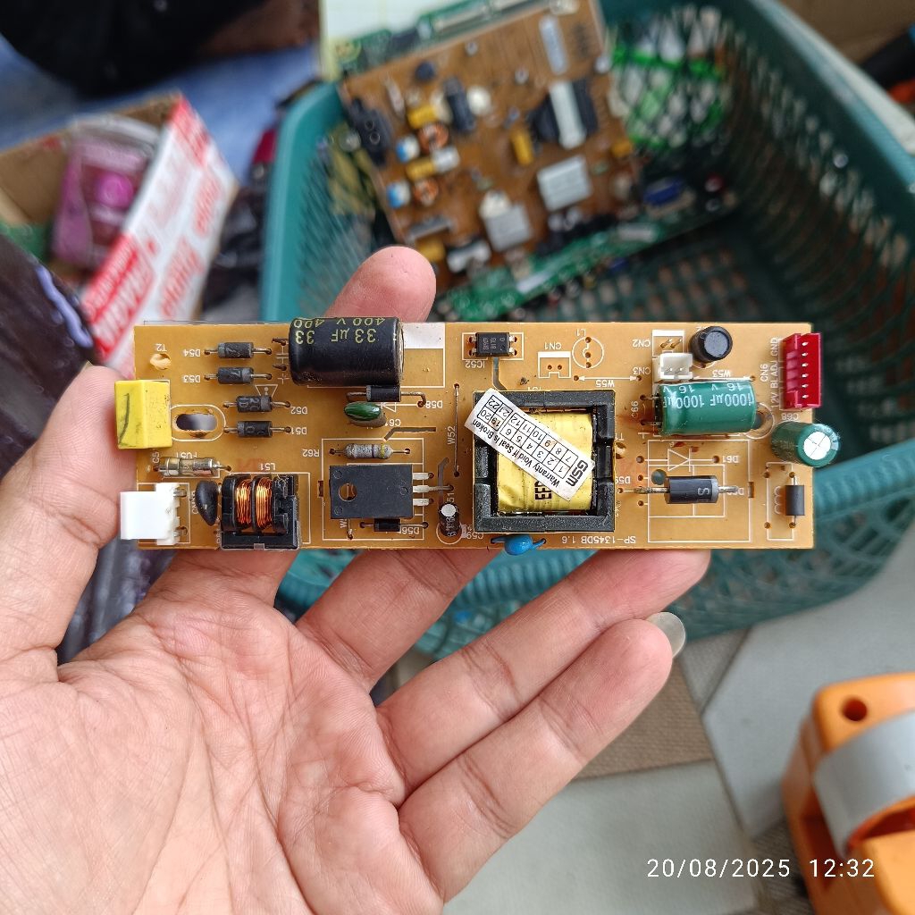 psu power suplay asli cabutan led tv televisi cina universal VRISTA normal
