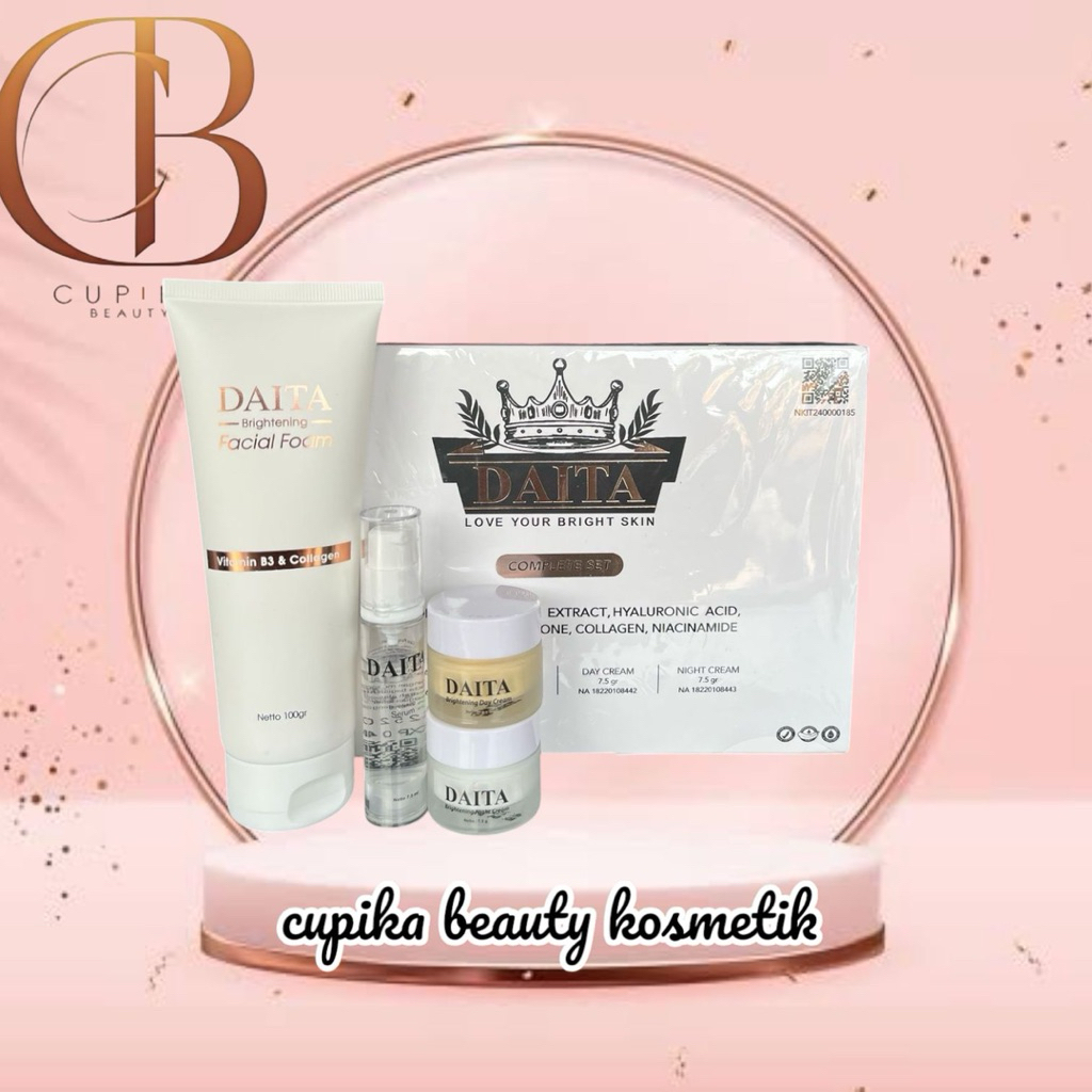 cku - DAITA PAKET SKINCARE SET 4in1 - paket perawatan wajah BPOM