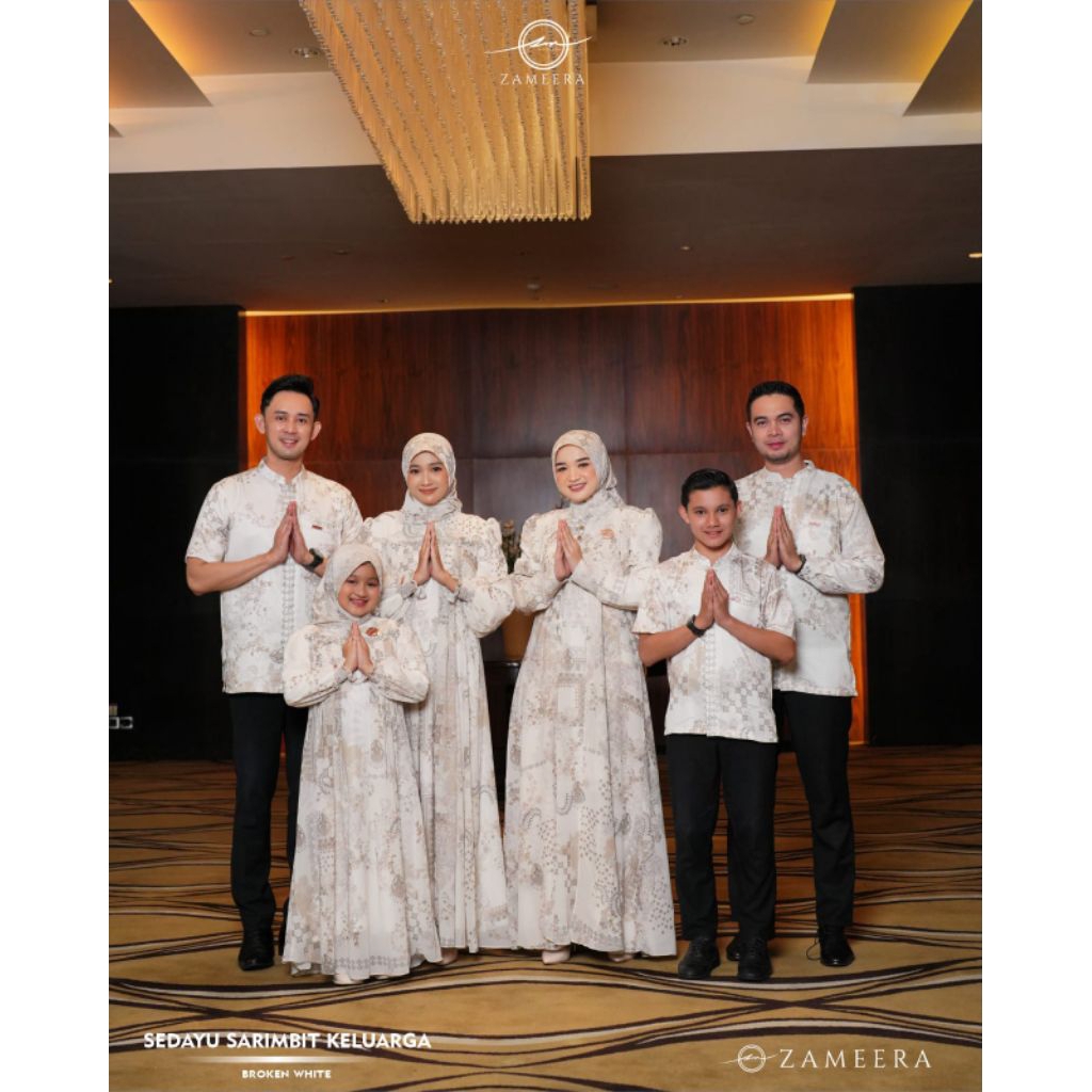 Sedayu famset by zameera ( sarimbit keluarga, gamis ceruty )